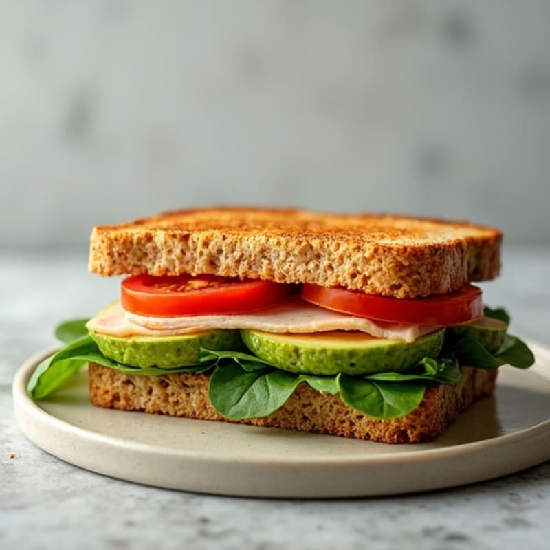 Lean Turkey & Fresh Spinach Crispy Toasted Sandwich