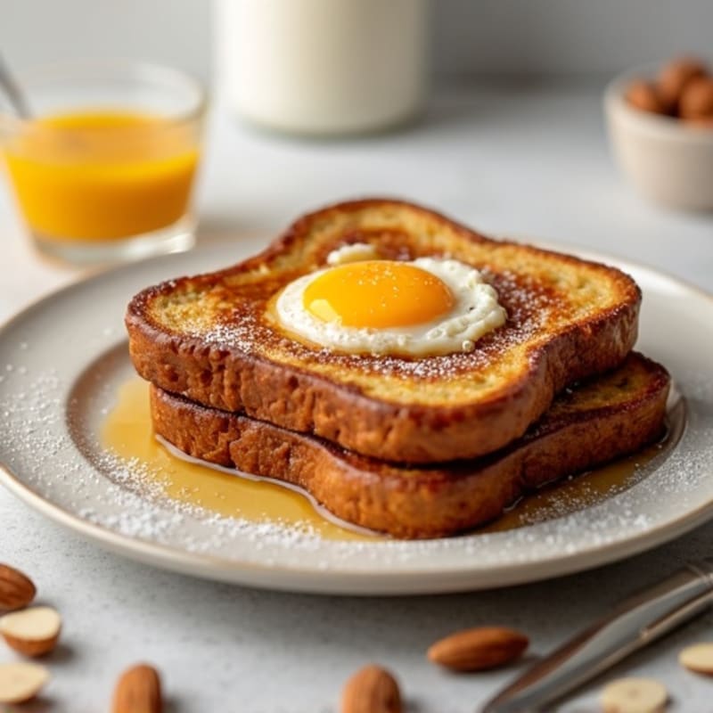 Protein-Packed Almond-Vanilla French Toast
