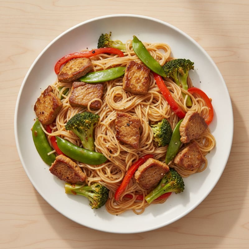 Beyond Steak Stir-Fry with Vermicelli