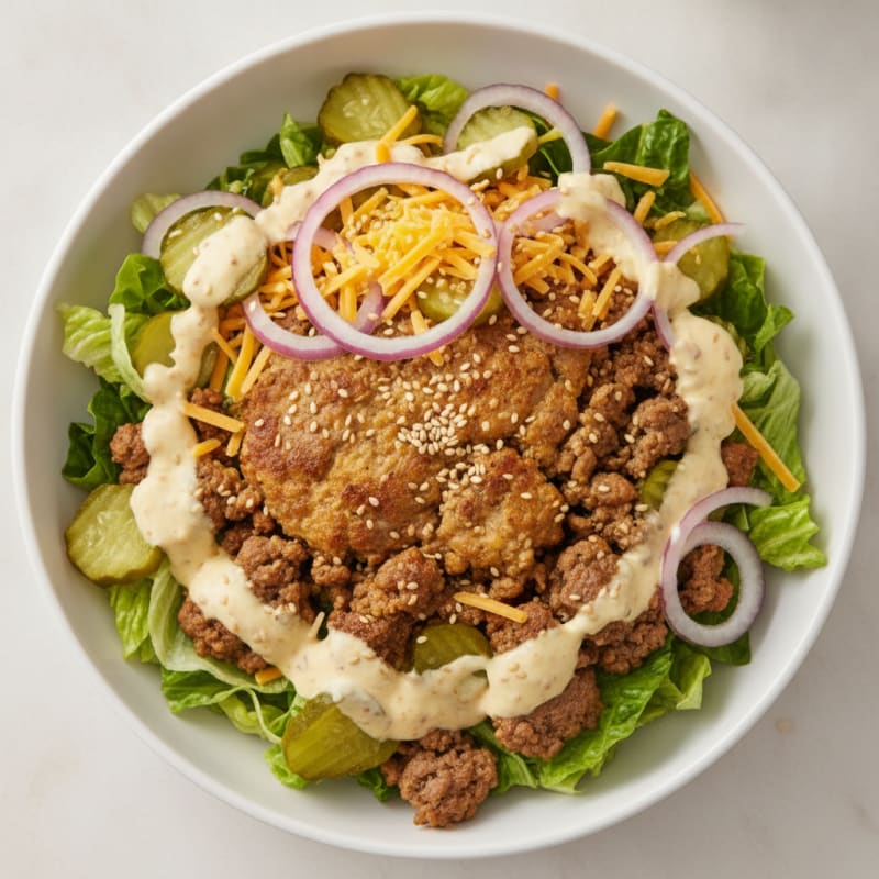 Deconstructed Big Mac Power Bowl