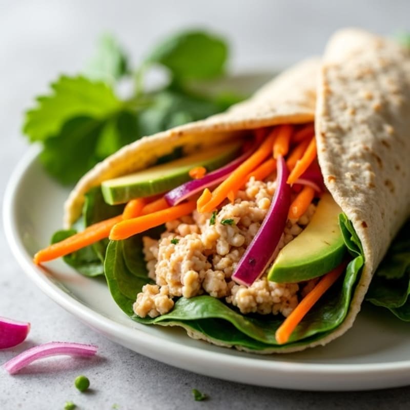 Fresh Spicy Tuna Wraps