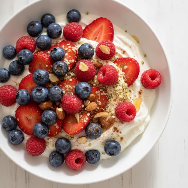 High-Protein Mixed Berry Fruit Medley