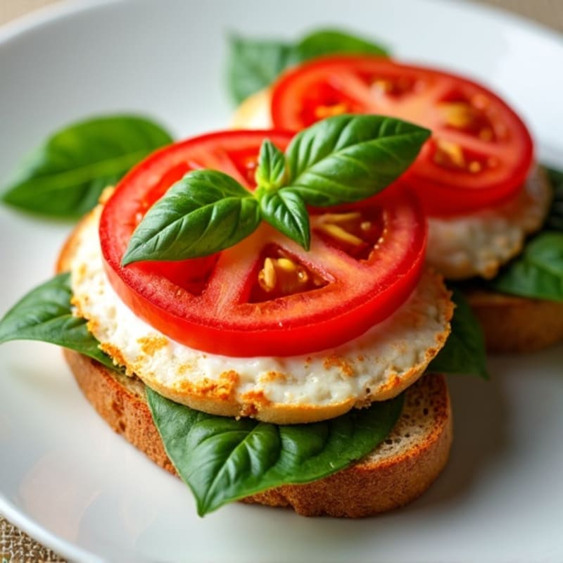 Grilled Tomato, Mozzarella, and Fresh Basil Sandwich