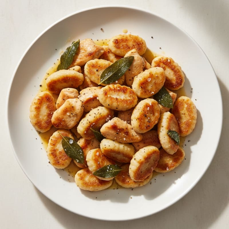 Creamy Ricotta Gnocchi with Sage Butter