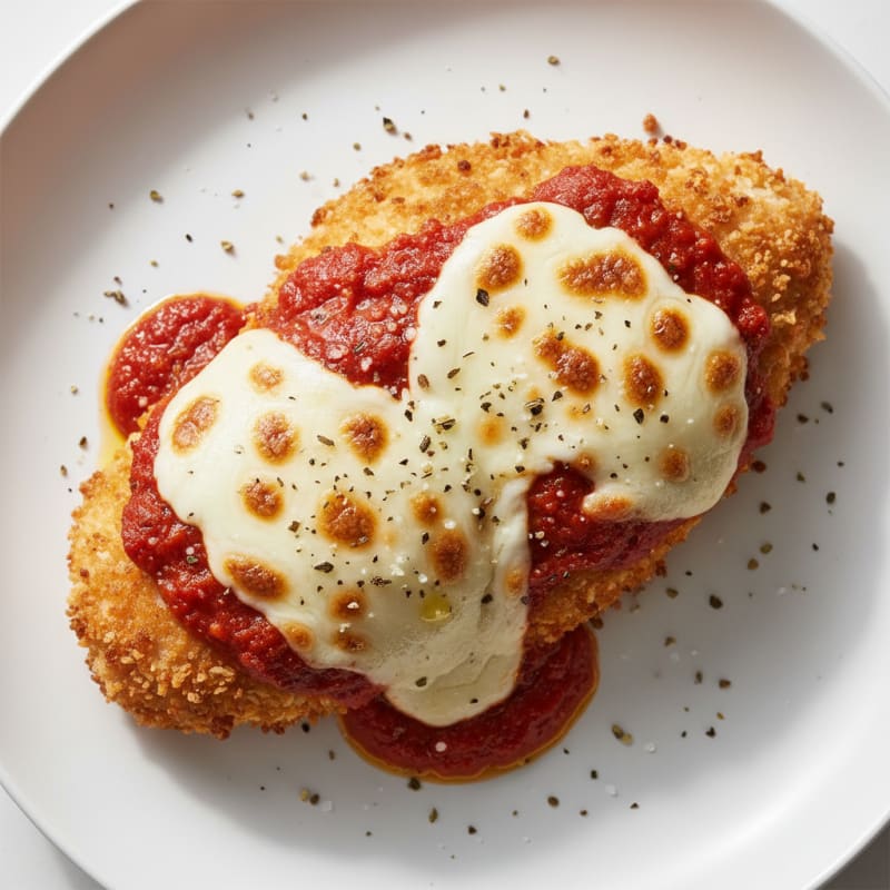Baked Chicken Parmesan with Marinara