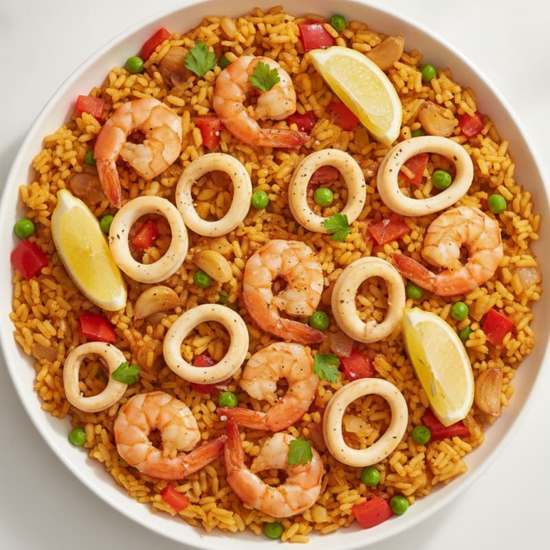 Vacation-Inspired Seafood Paella