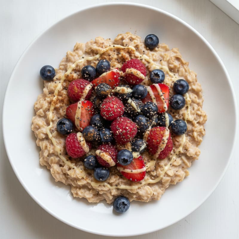 Classic Overnight Oats with Berries
