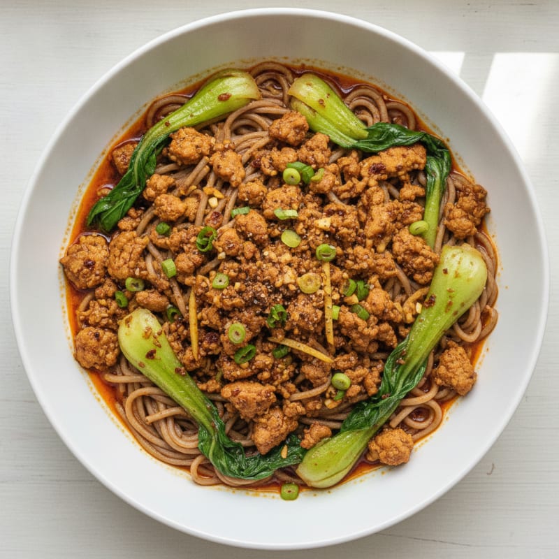 Sichuan Dan Dan Noodles with Chili Oil