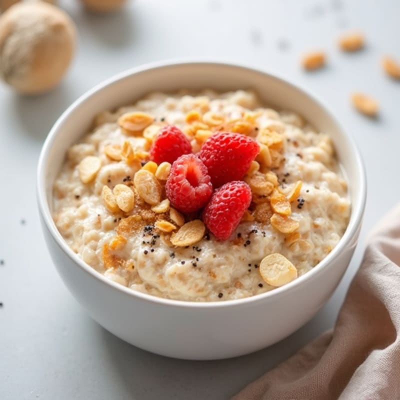 Protein-Packed Vanilla Almond Overnight Oats