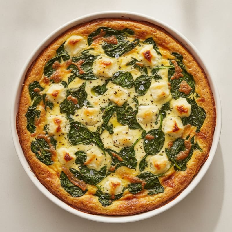 Spinach and Swiss Quiche