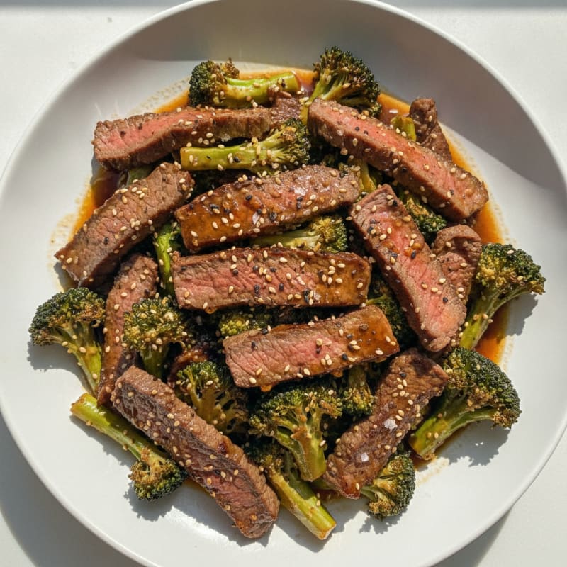 Sesame Beef and Broccoli Stir-Fry