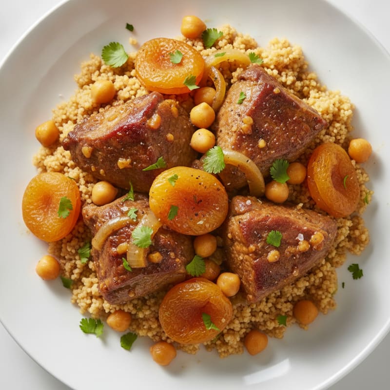 Moroccan Lamb Tagine with Couscous