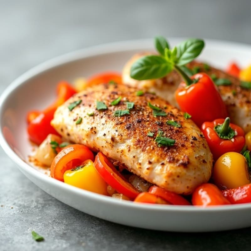 Creamy Hungarian-Spiced Chicken with Bell Peppers