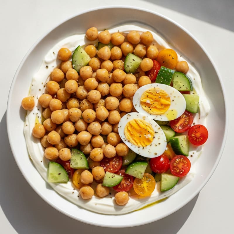 Mediterranean Chickpea and Vegetable Bowl