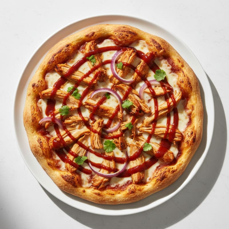 High-Protein BBQ Chicken Pizza