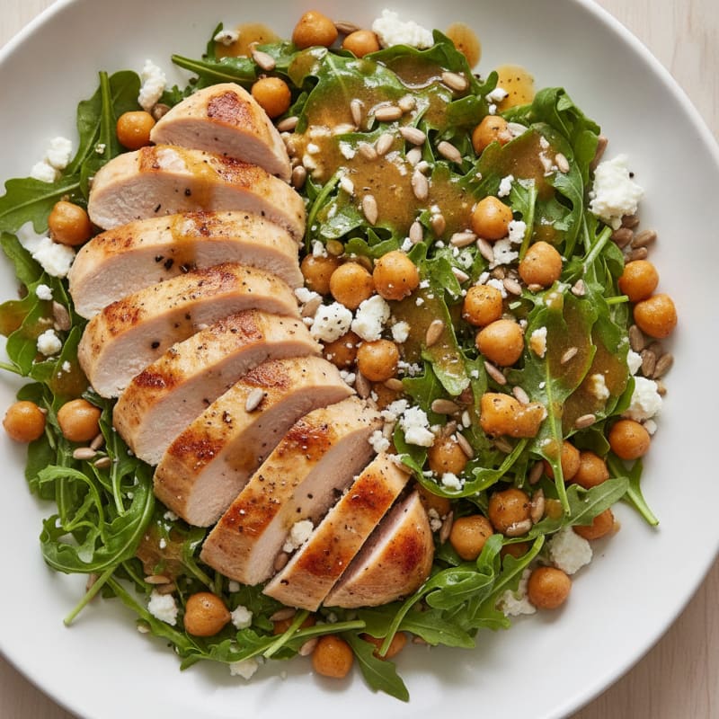 Arugula Salad with Lemon-Herb Vinaigrette
