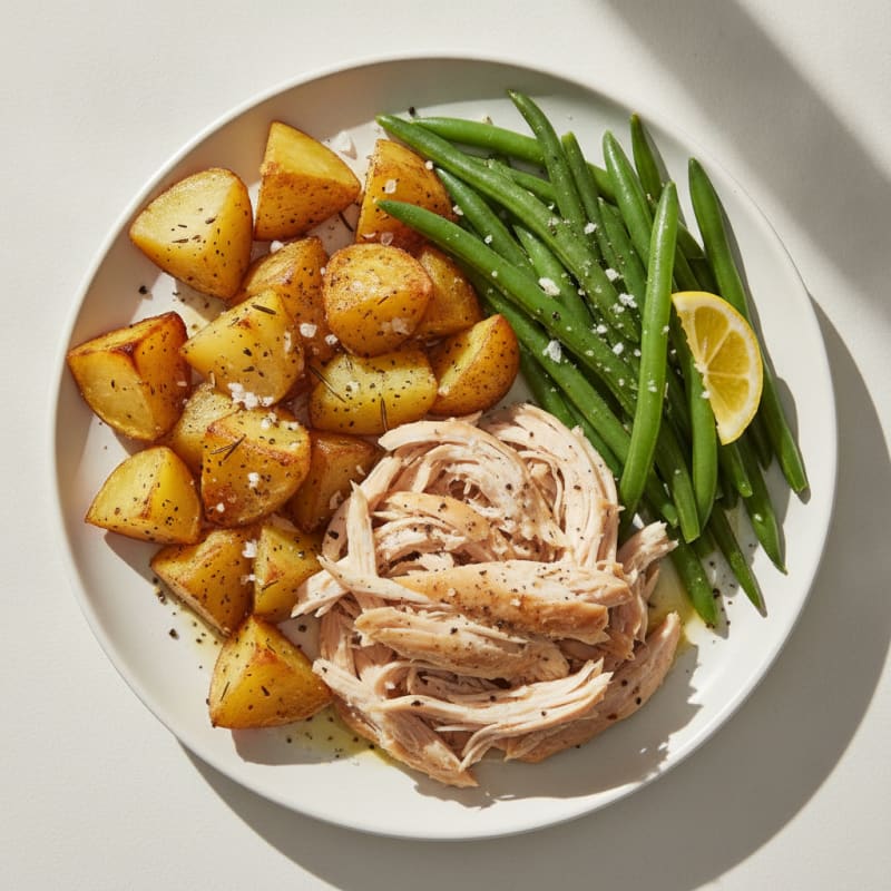Rotisserie Chicken with Garlic Herb Potatoes
