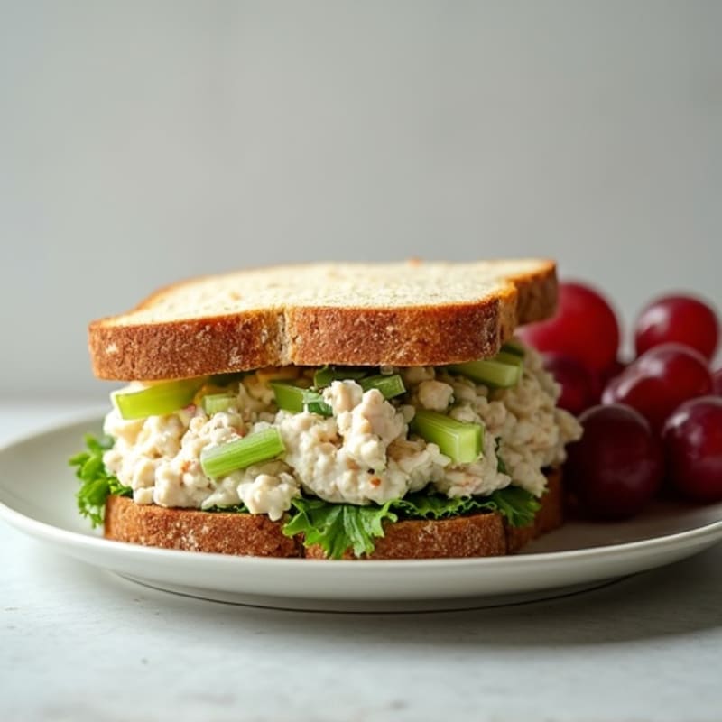 Creamy Greek Yogurt Chicken Salad Sandwich