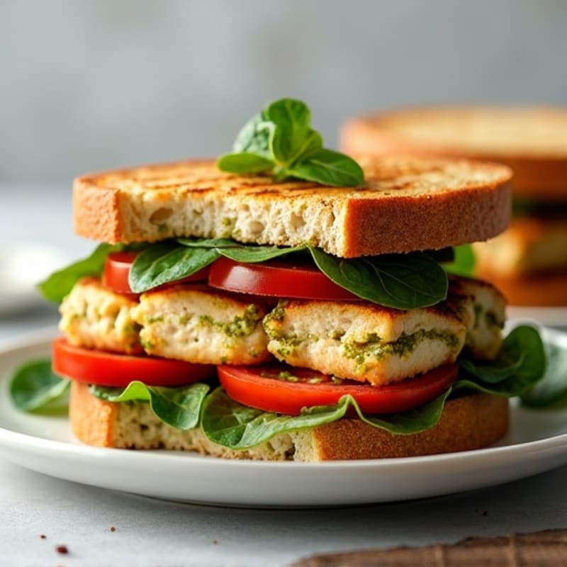 Grilled Pesto Chicken Sandwich