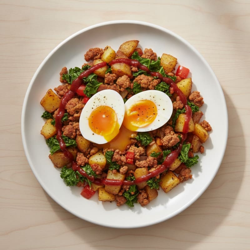 Spicy Chorizo and Potato Hash