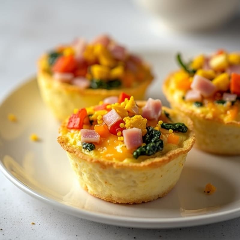Savory Ham and Vegetable Egg Cups