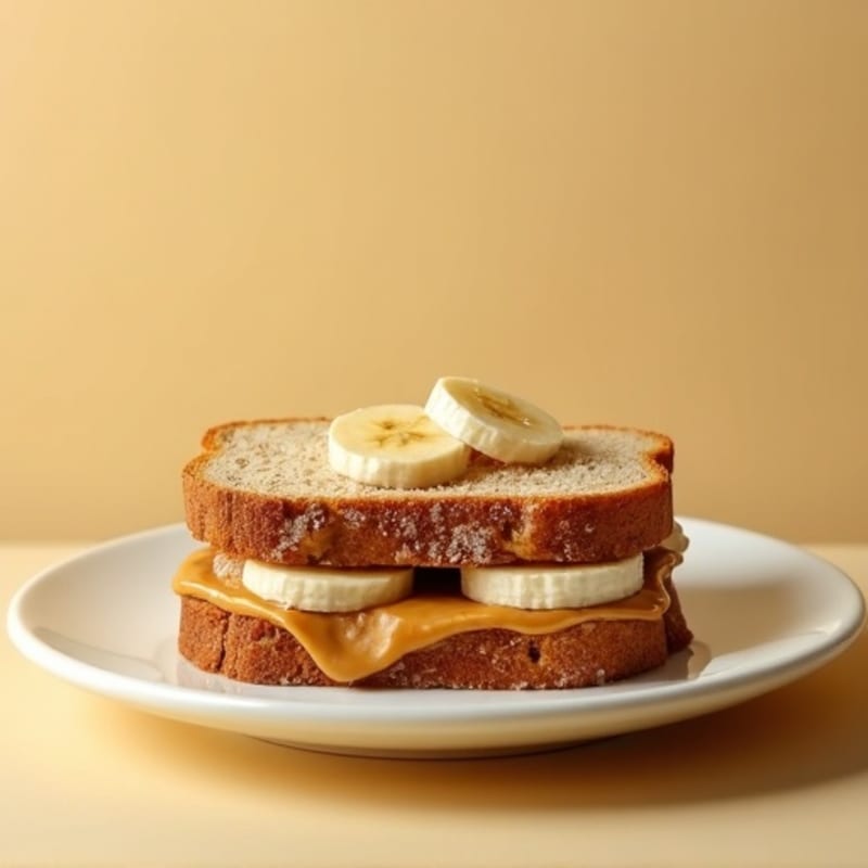 Protein-Packed Almond Butter Banana Sandwich