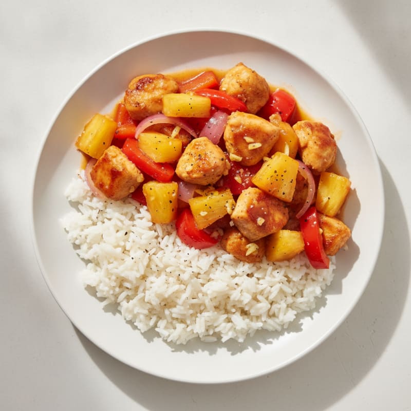 Sweet and Sour Chicken with Pineapple