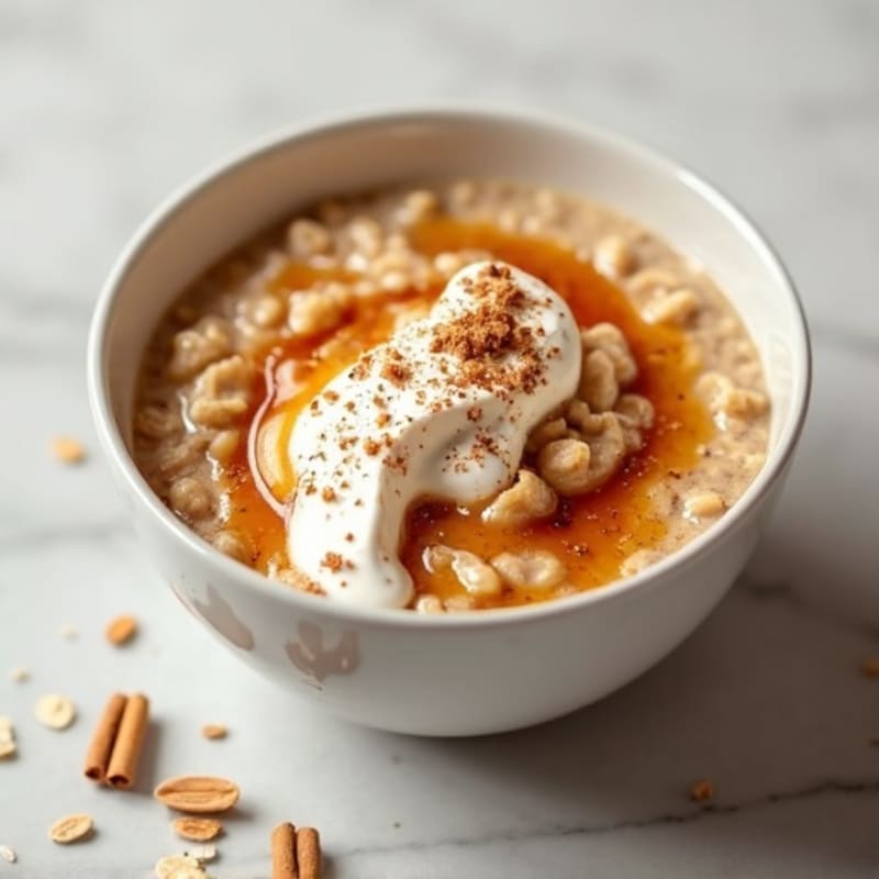 Creamy Cinnamon Swirl Protein Oats