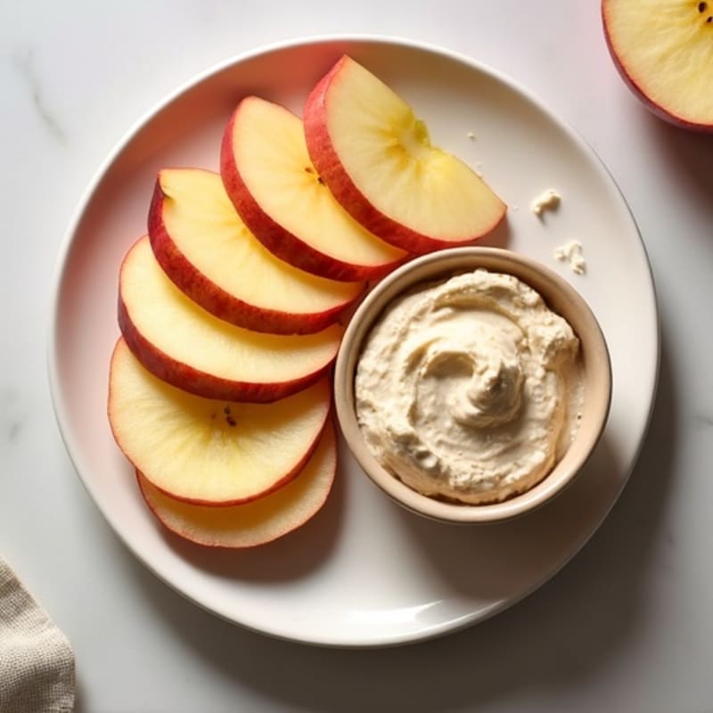 Crisp Apple Slices with Creamy Almond Butter