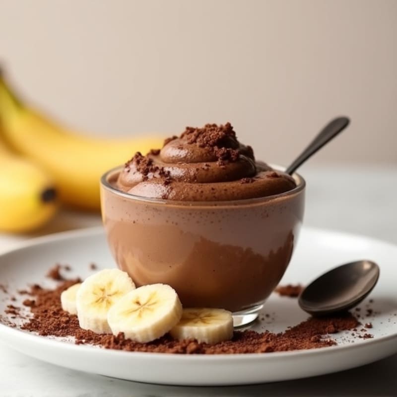 Silky Chocolate Protein Pudding with Greek Yogurt