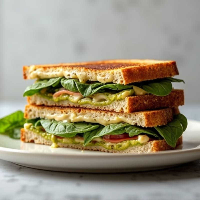 Crispy Turkey Pesto Panini
