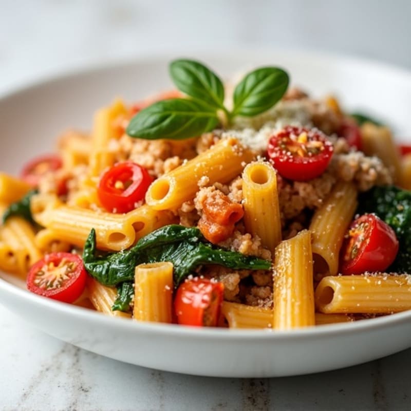 Protein-Packed Turkey and Veggie Baked Ziti