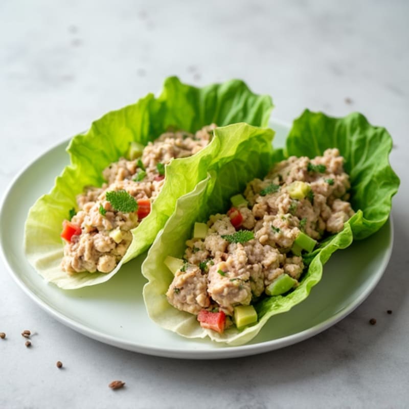 Tuna Salad Lettuce Wraps