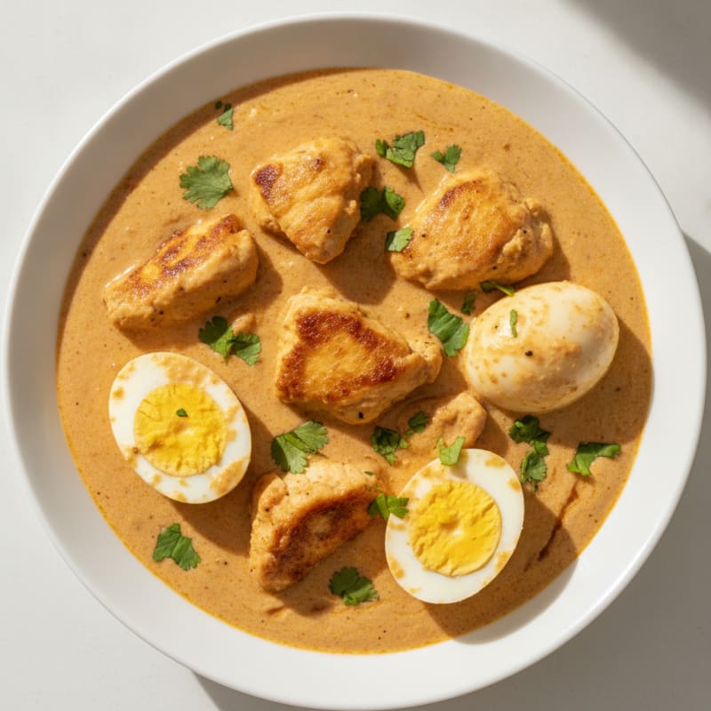 Fragrant Chicken and Egg Curry