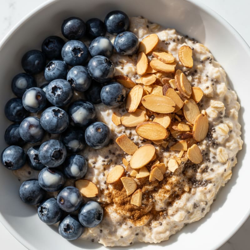 Blueberry Almond Overnight Oats