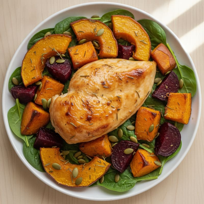 Herb-Roasted Chicken with Root Vegetables