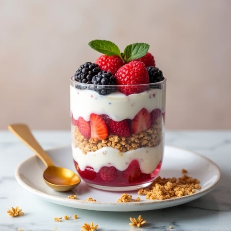 Creamy Berry Parfait