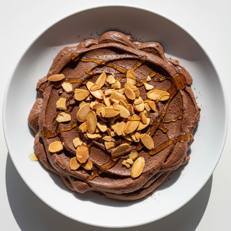 Silky Greek Yogurt Protein Pudding with Almonds