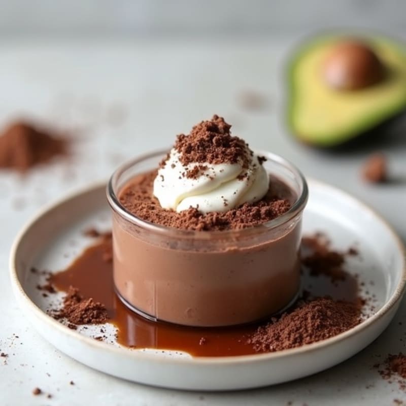 Silky Chocolate Protein Pudding with Greek Yogurt