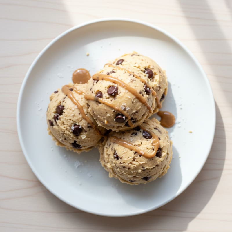 No-Bake Protein Chocolate Chip Cookie Dough
