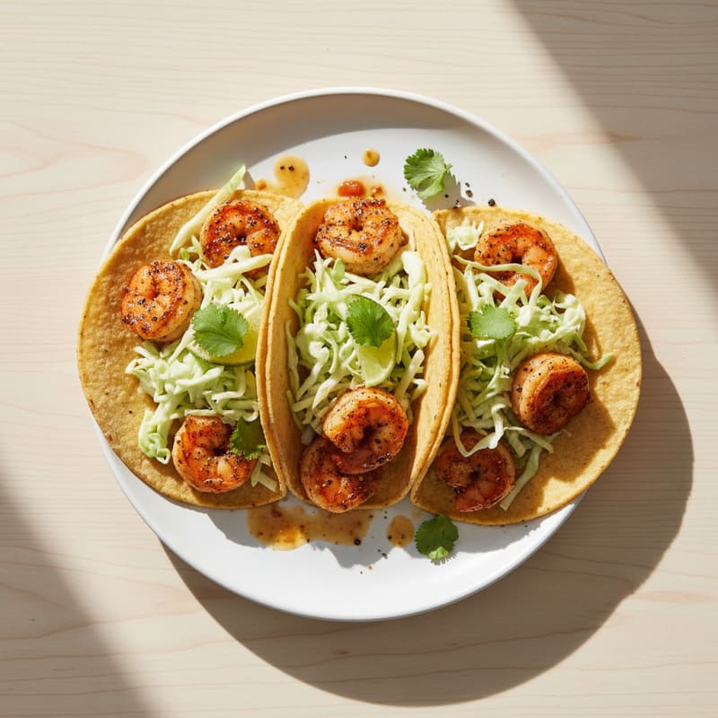 Smoky Chili-Lime Shrimp Tacos