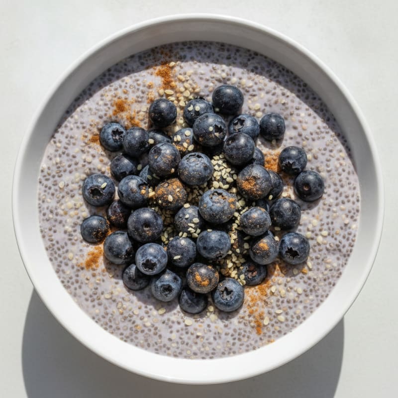 Blueberry Chia Seed Pudding
