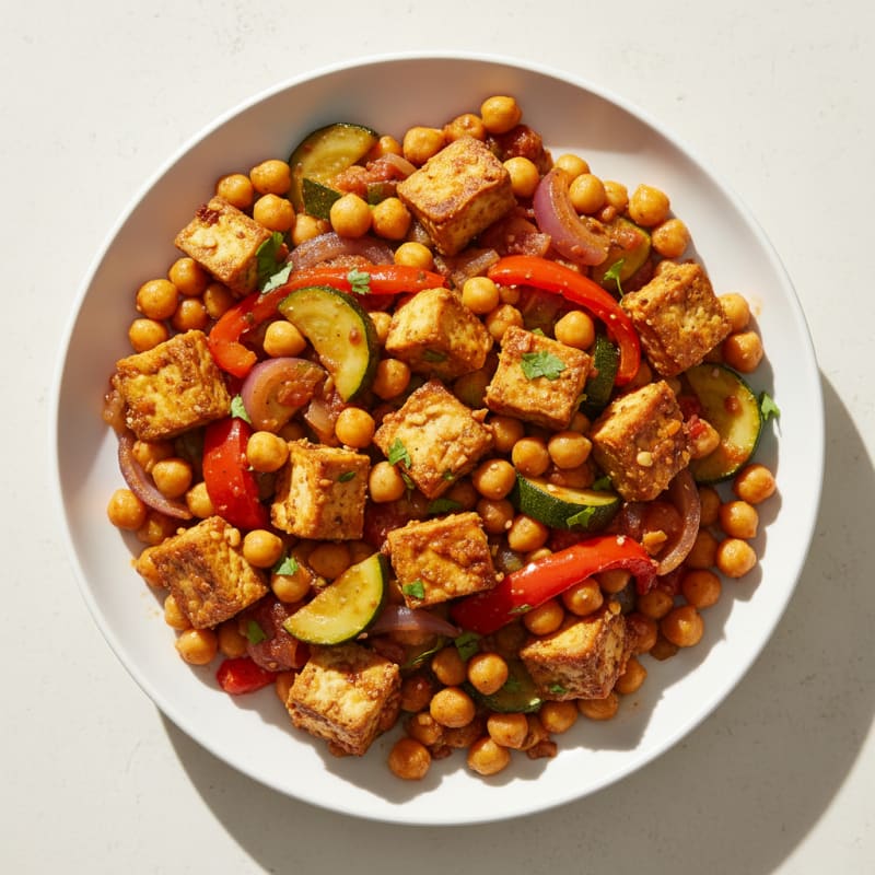 Roasted Vegetable and Chickpea Tagine