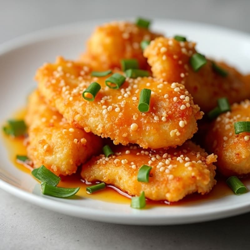 Crispy Air-Fried Orange Chicken