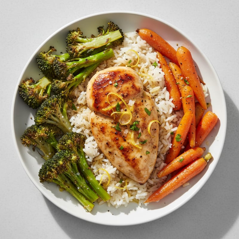 Lemon Herb Chicken and Roasted Vegetables