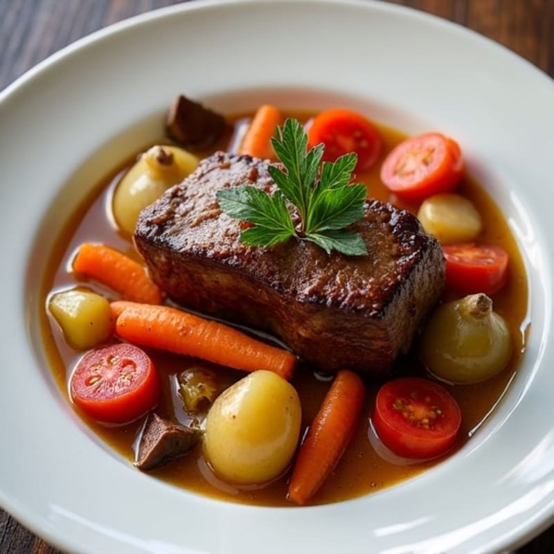 Hearty Tender Lamb Shank Stew