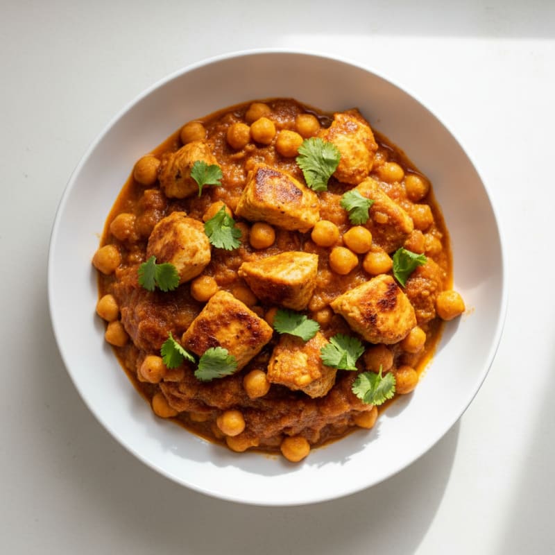 Hearty Chickpea and Tomato Curry