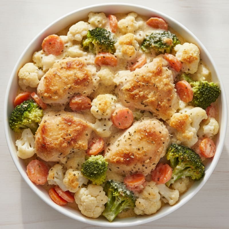 Baked Chicken and Vegetable Casserole