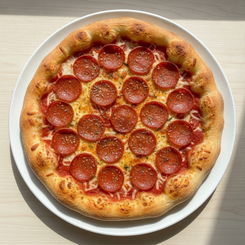 Stuffed Crust Pepperoni Pizza