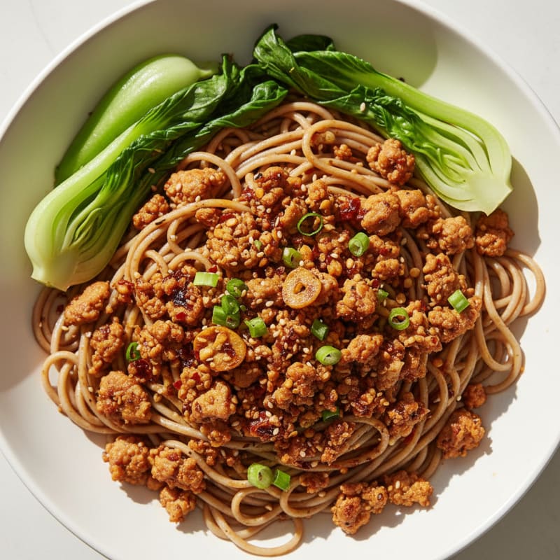 Sichuan Dan Dan Noodles with Chili Oil
